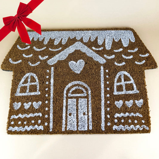 Gingerbread House Door Mat 60cm