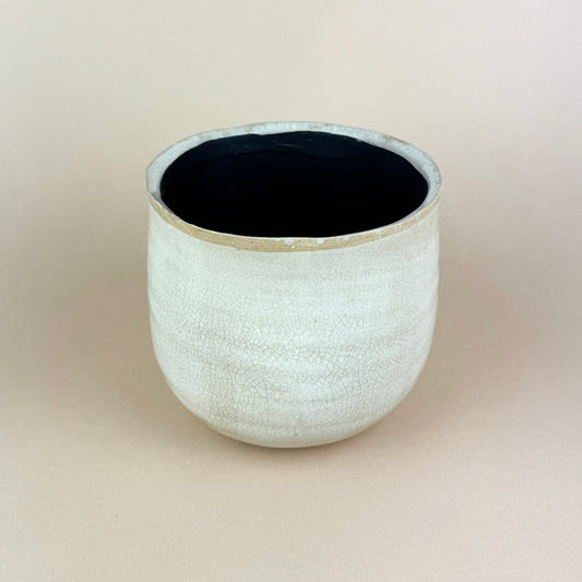 Ivory 14cm Ceramic Plant Pot