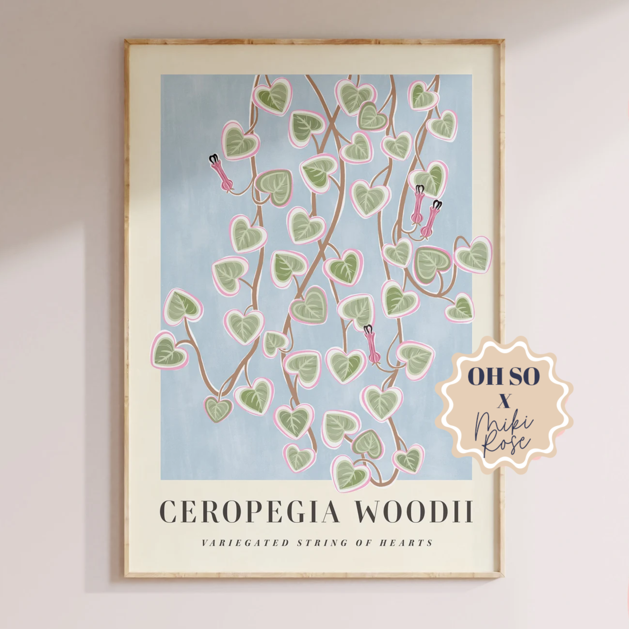 Ceropegia Woodi A2 Print